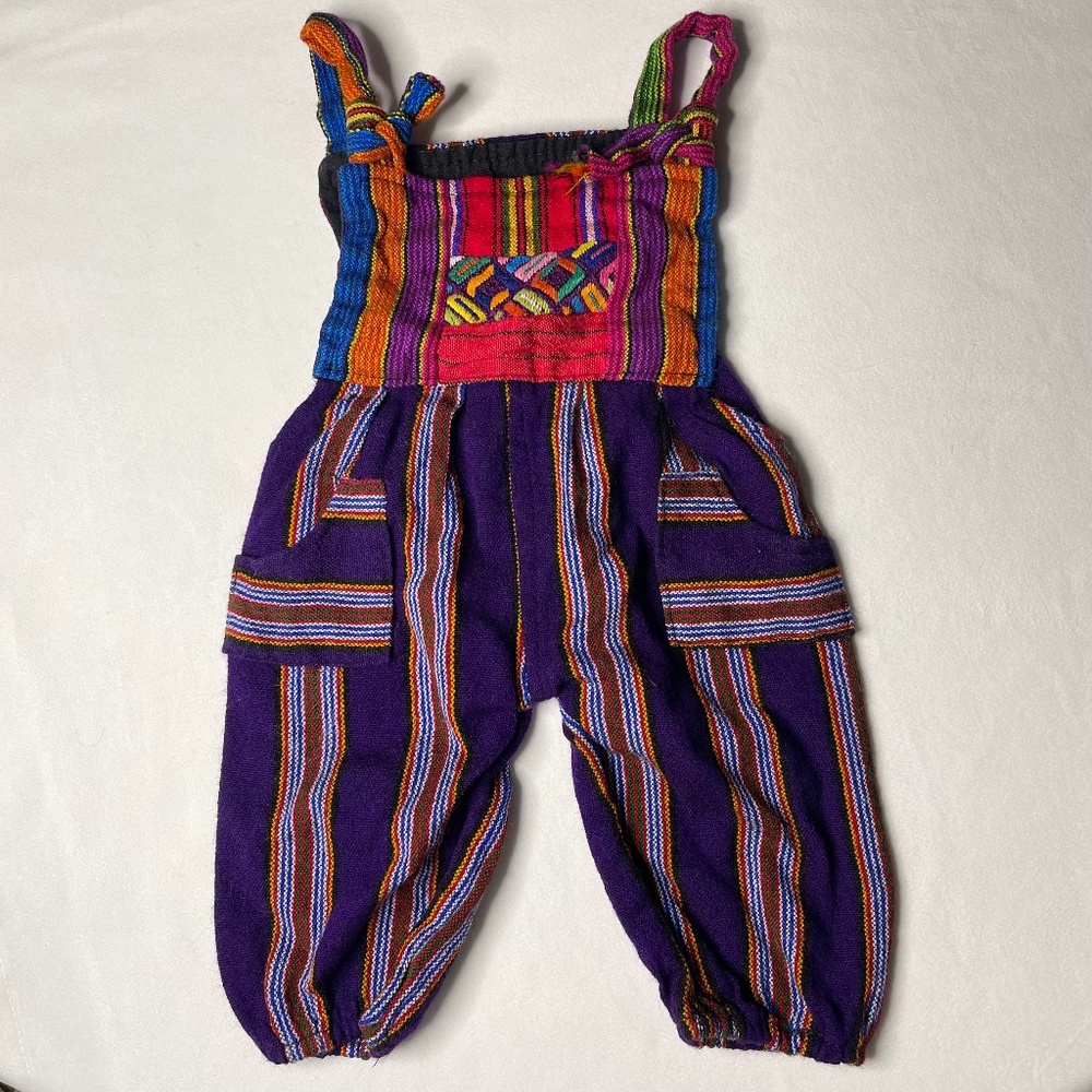 WORN ONCE. 1 pc. Baby 0-3m, 3-6m, Handmade Mexican Jumper Girl Boy Neutral